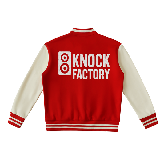 KF Two-Tone Fleeced Varsity Jacket