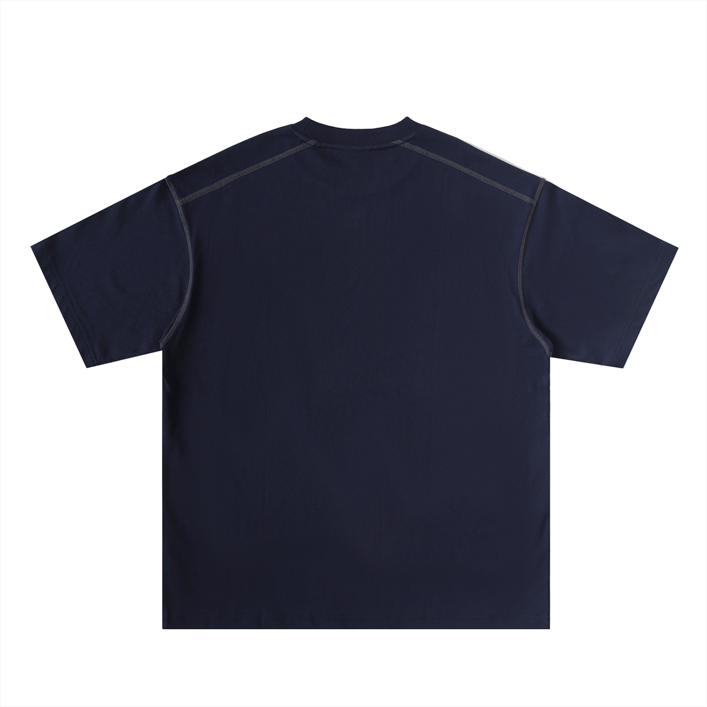 KF Oversized Contrast-Stitched Cotton Tee