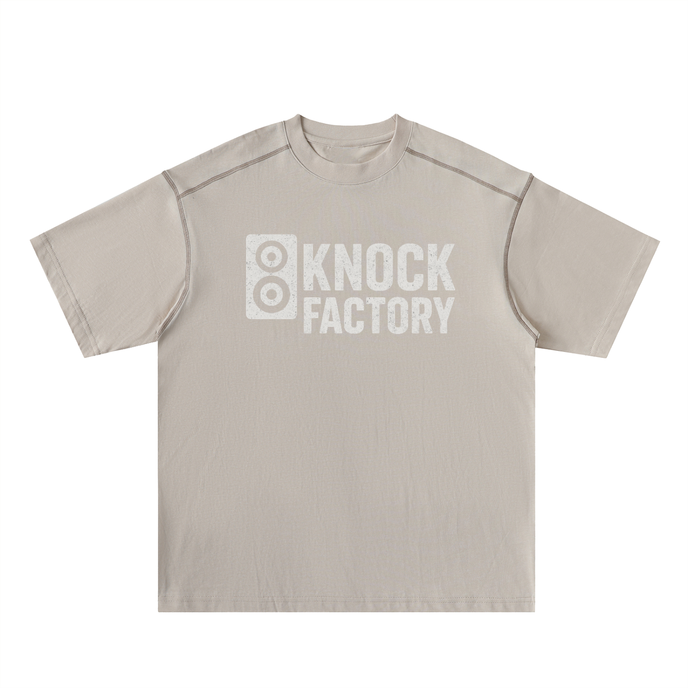 KF Oversized Contrast-Stitched Cotton Tee