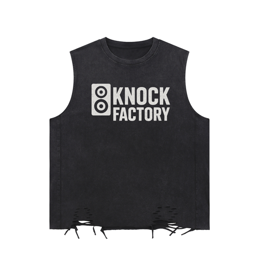 KF Snow Washed Raw-Hem Tank Top