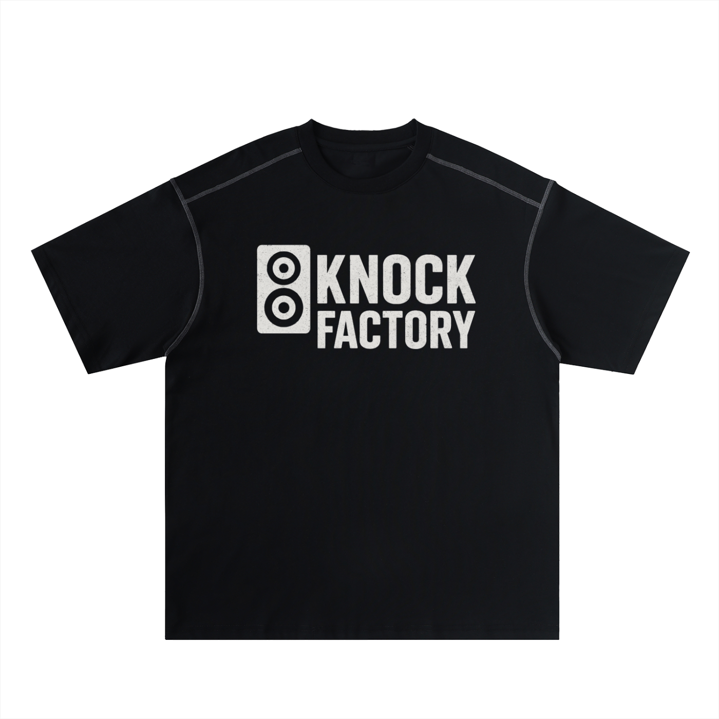 KF Oversized Contrast-Stitched Cotton Tee