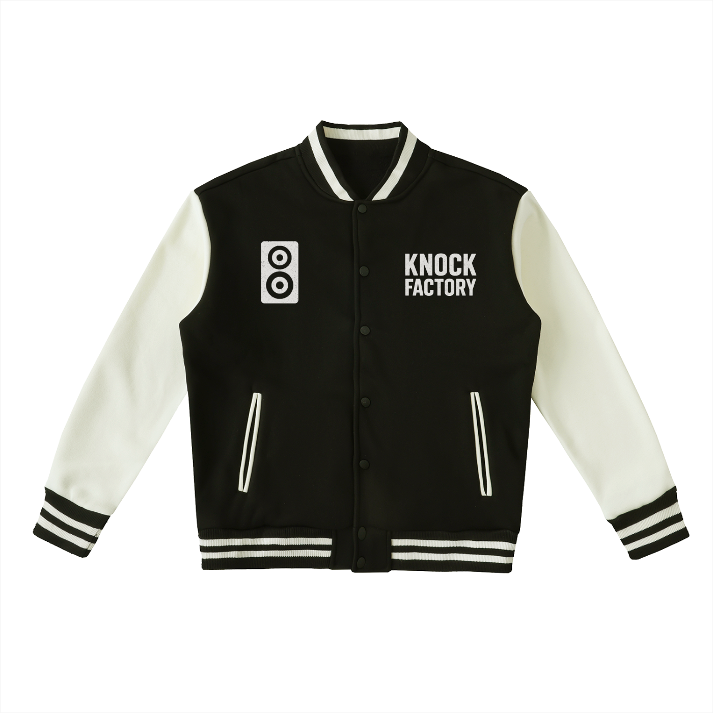 KF Two-Tone Fleeced Varsity Jacket