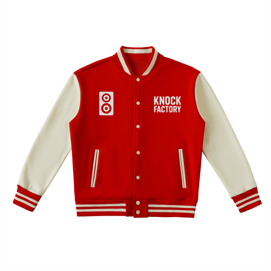 KF Two-Tone Fleeced Varsity Jacket