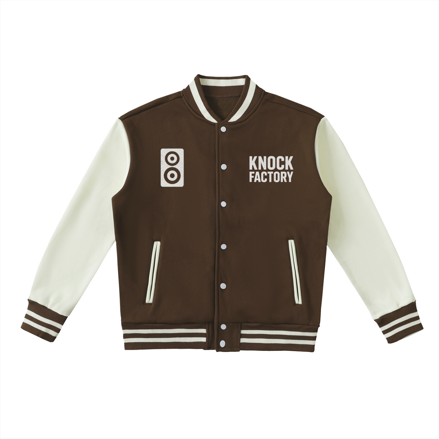 KF Two-Tone Fleeced Varsity Jacket